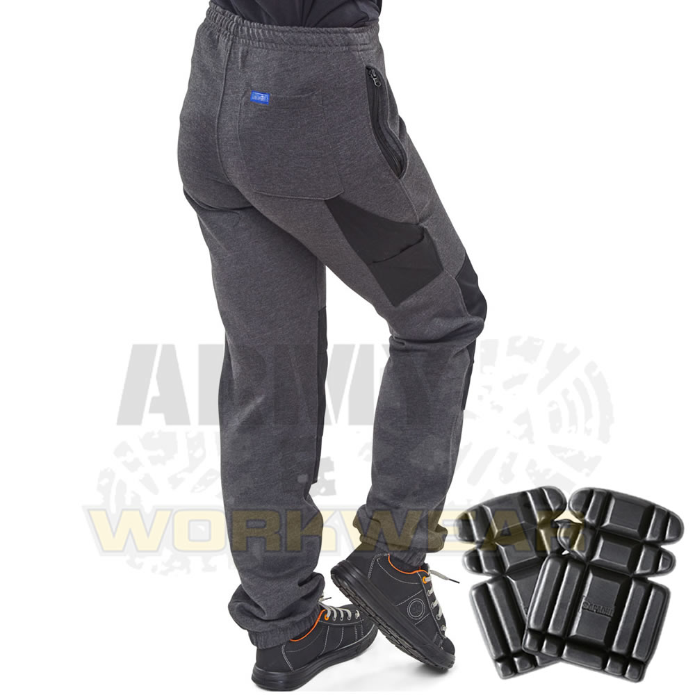 tracksuit bottoms with knee pads