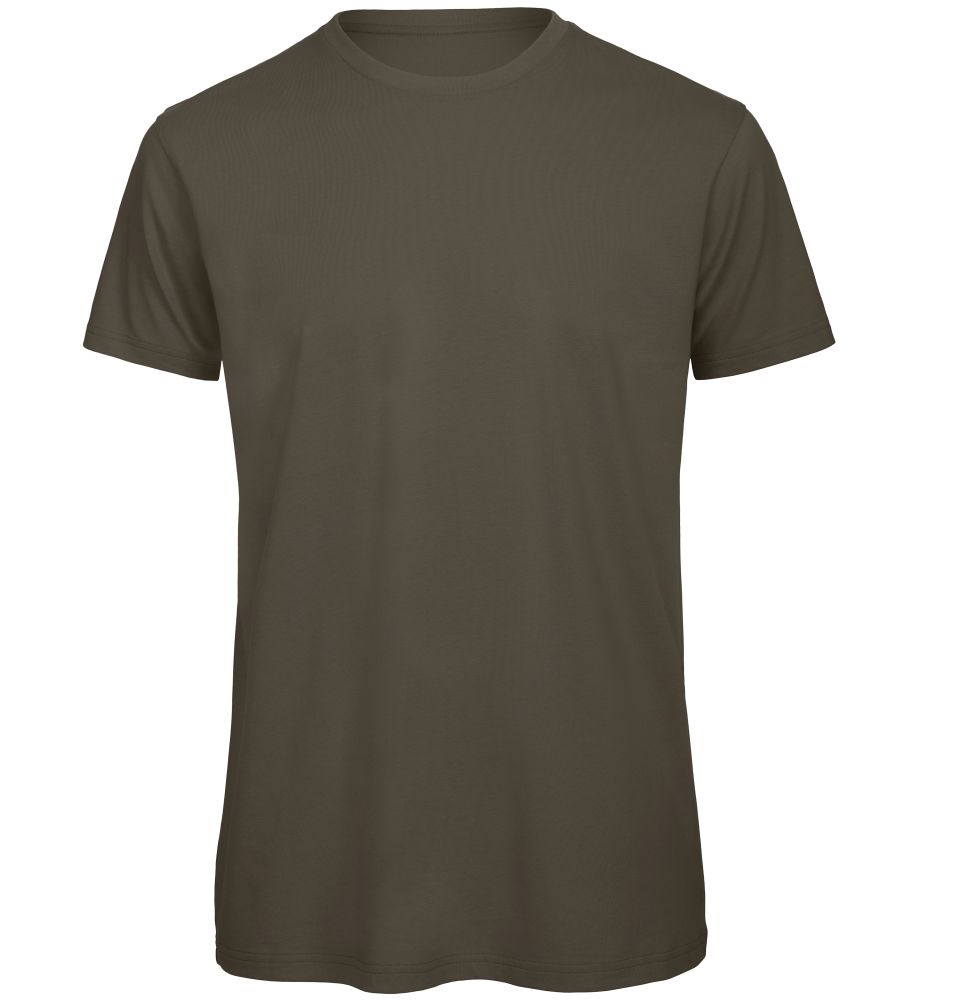 B&C Organic Cotton Mens T-shirt Inspire Luxury Short Sleeve Ringspun Plain Fit - Picture 19 of 20