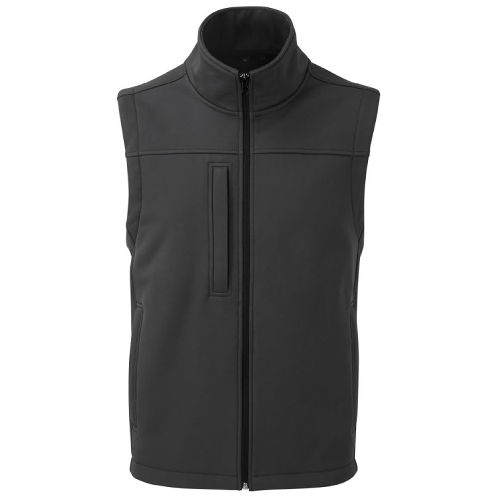 Hombre Softshell Calentador Forro Polar Viento sin Mangas Trabajo Chaleco Zip Up - Imagen 6 de 6