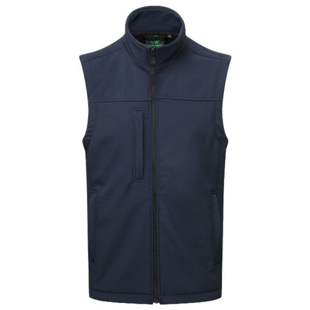 Hombre Softshell Calentador Forro Polar Viento sin Mangas Trabajo Chaleco Zip Up - Imagen 5 de 6