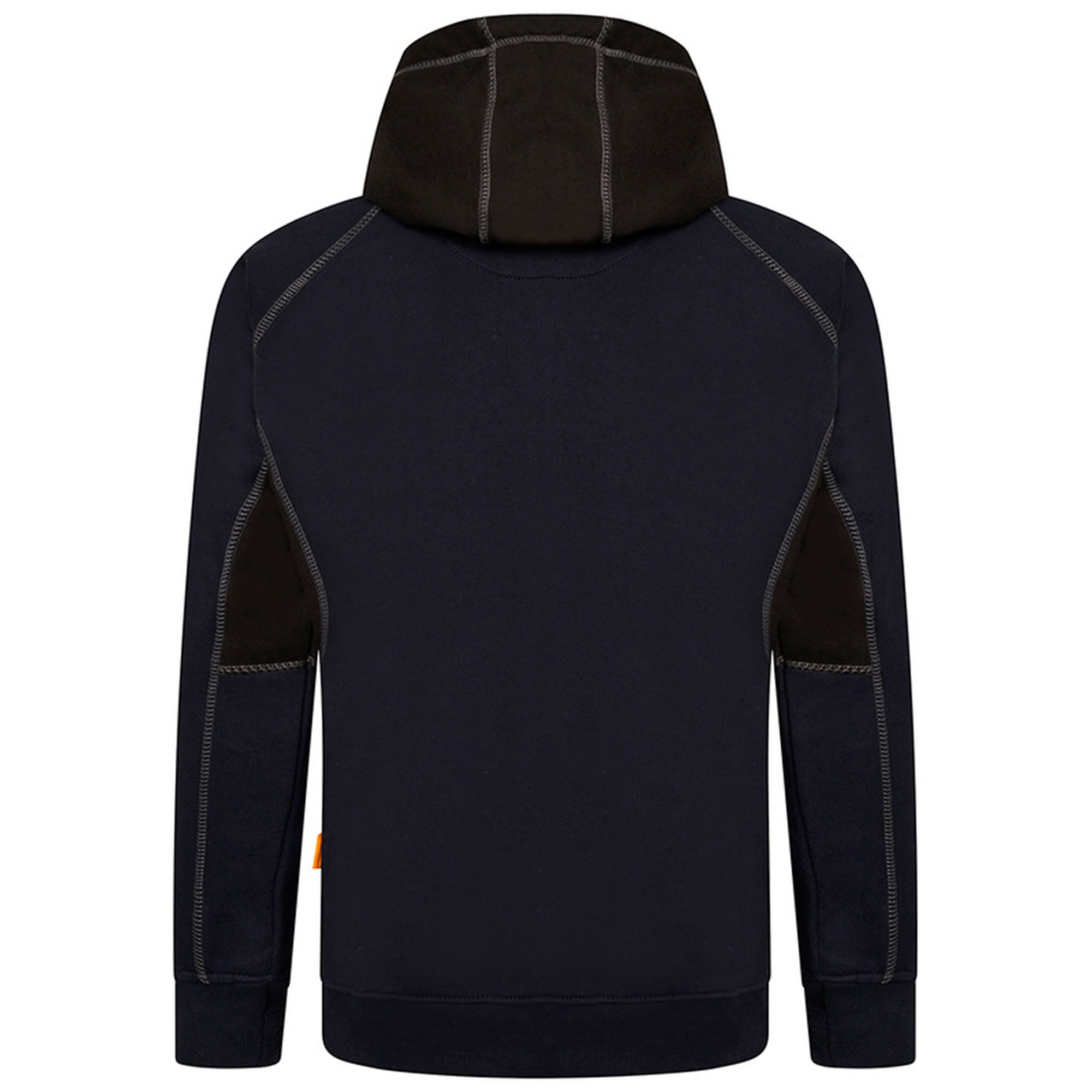 2 x Felpa con cappuccio JCB cotone pesante tessuto ricco impugnature pollice - Foto 12 di 18