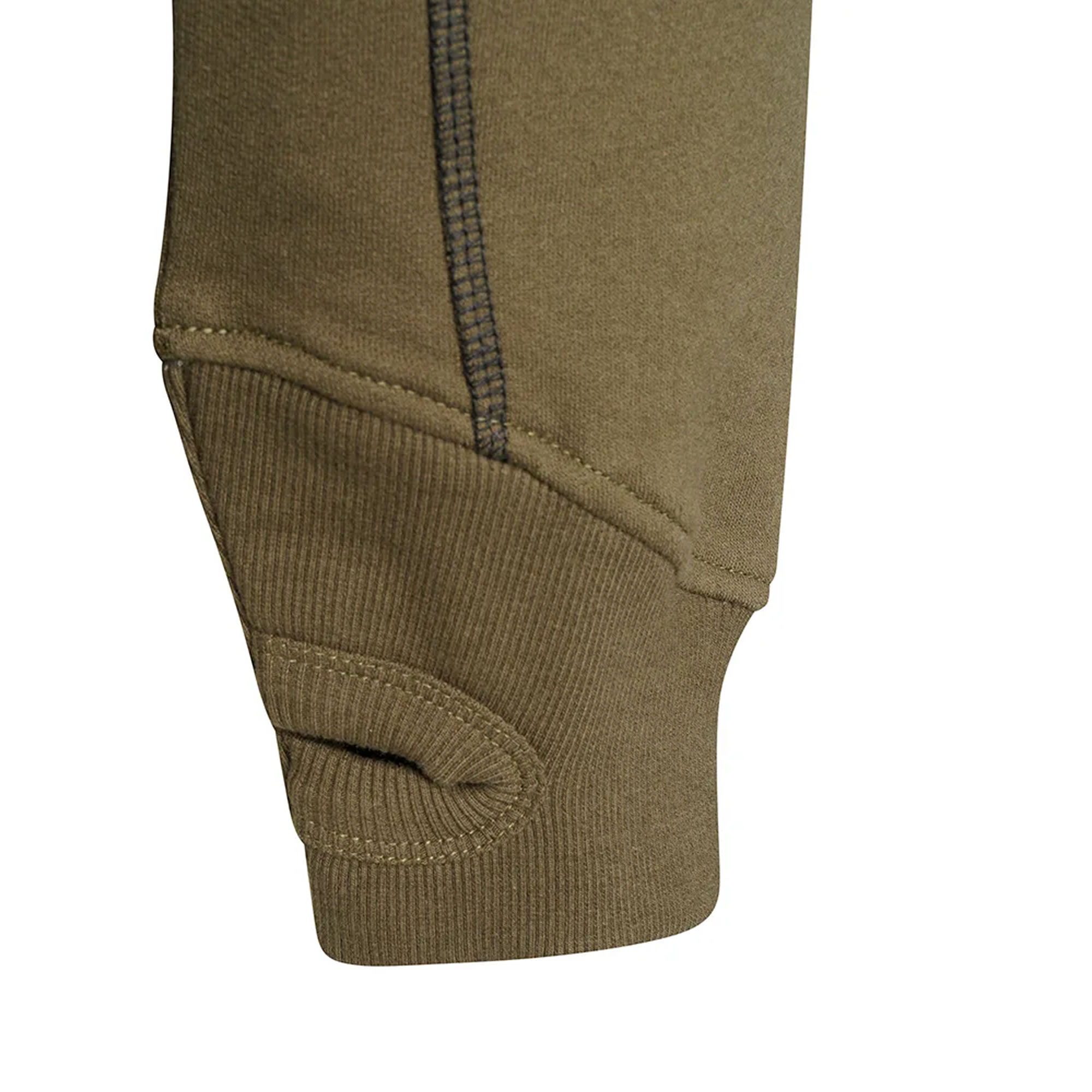 2 x Felpa con cappuccio JCB cotone pesante tessuto ricco impugnature pollice - Foto 17 di 18