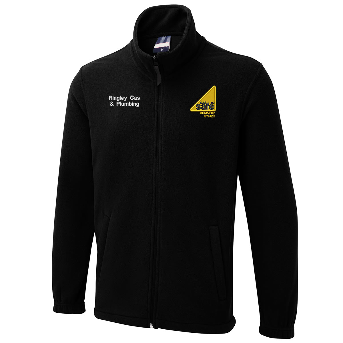 Chaqueta de lana personalizada bordada para gas registro seguro logotipo ropa de trabajo plomero - Imagen 4 de 7