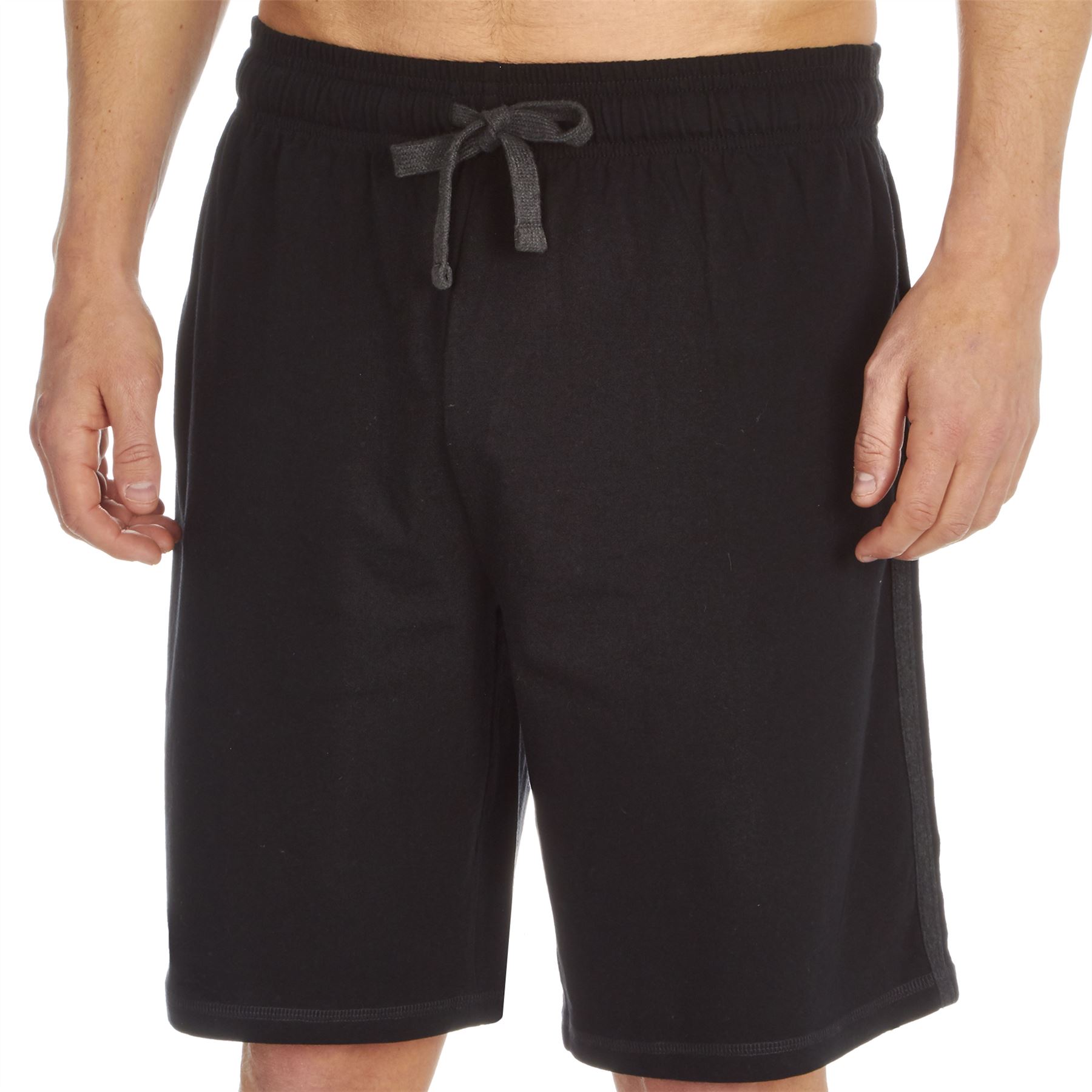 Mens T-Shirt Top & Shorts PJ Jersey Cotton Loungewear Casual Cosy Set - Picture 5 of 16
