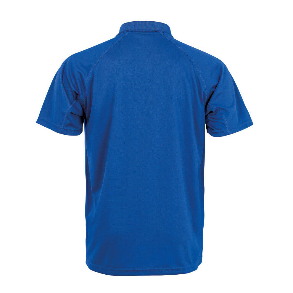 Mens Performance Air Cool Polo T-Shirt Breathable Stretch Quick Dry Sports Work - Picture 12 of 24