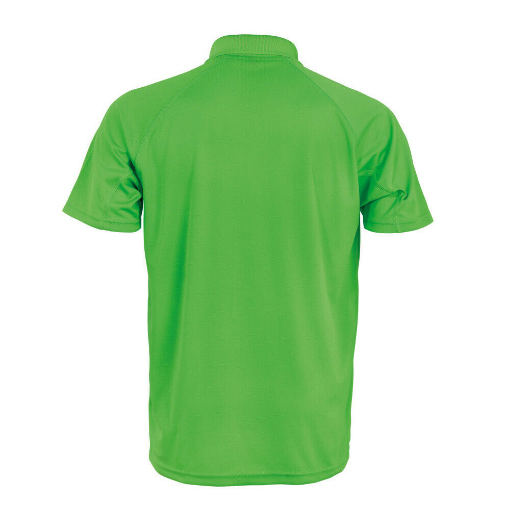 Mens Performance Air Cool Polo T-Shirt Breathable Stretch Quick Dry Sports Work - Picture 22 of 24