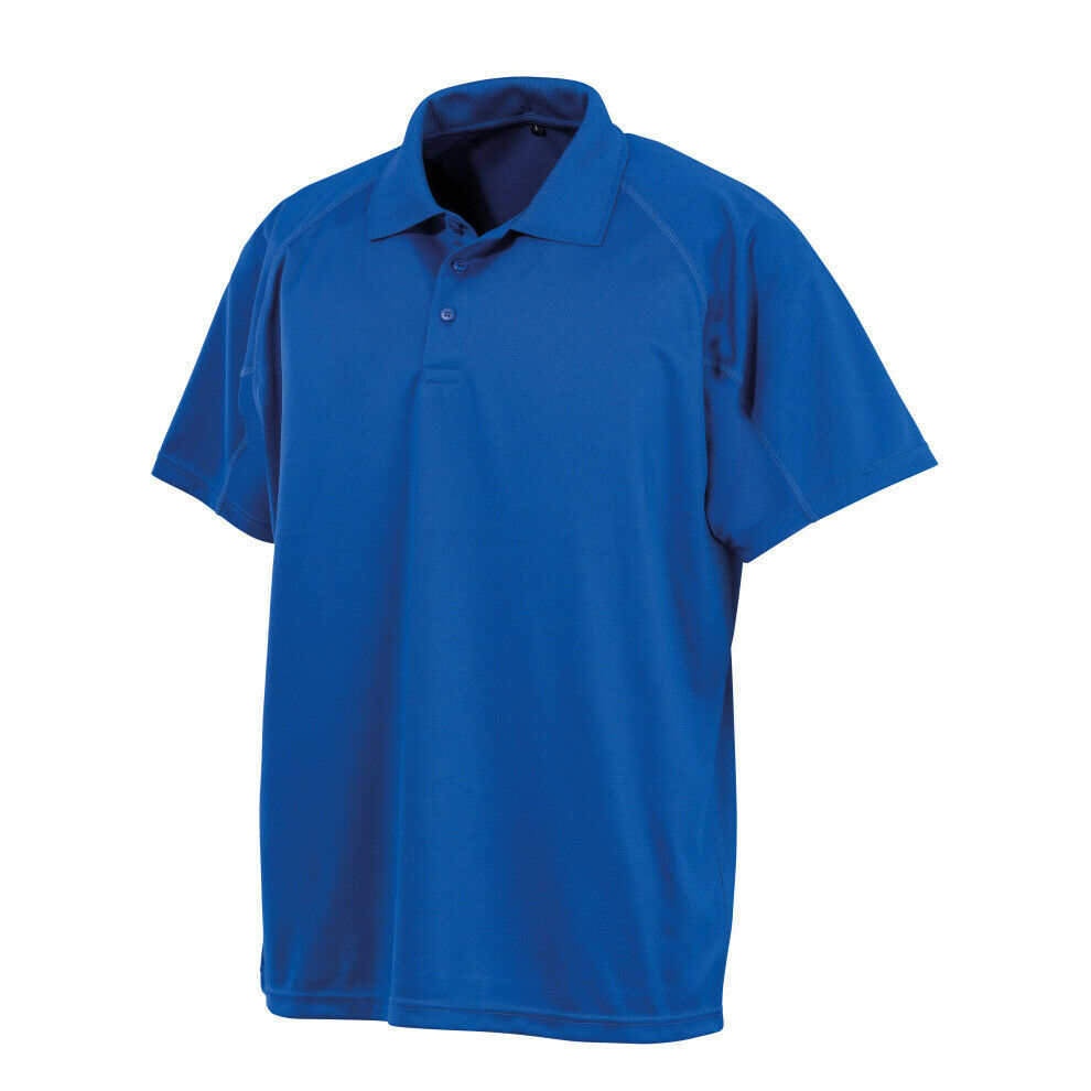 Mens Performance Air Cool Polo T-Shirt Breathable Stretch Quick Dry Sports Work - Picture 11 of 24