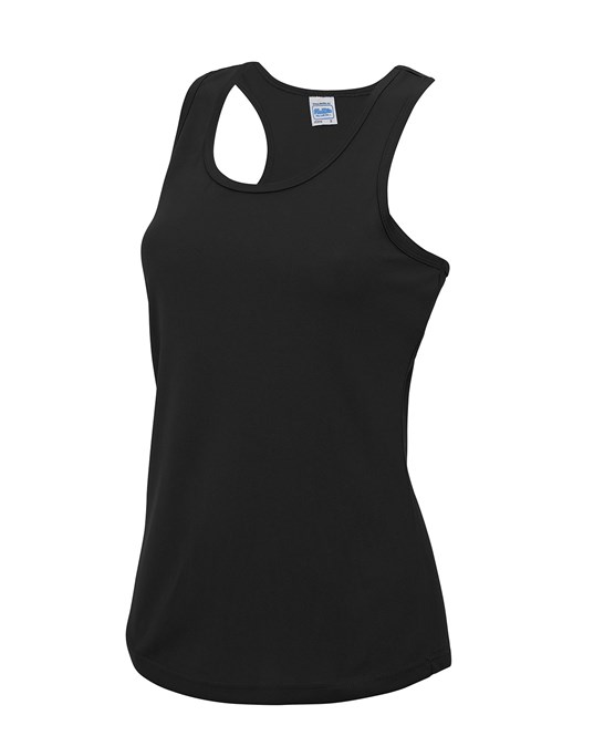 Ladies Wicking Breathable Gym Running Training Vest Shirt Top Cool Girlie AWDis