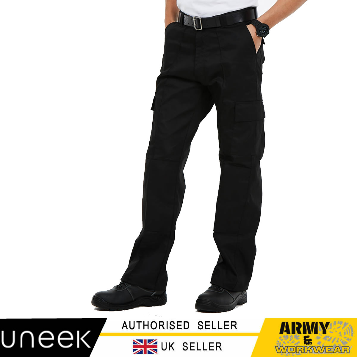 Uneek Clothing UC906 Super Pro Combat Trouser 330gsm | BK Safetywear