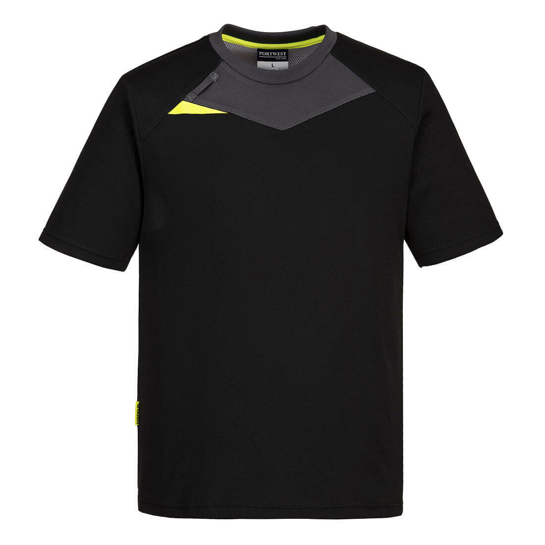 Camiseta Portwest DX4 Manga Corta Absorbente Enfriamiento Calce Ajustado Corporativo Trabajo Informal - Imagen 7 de 8