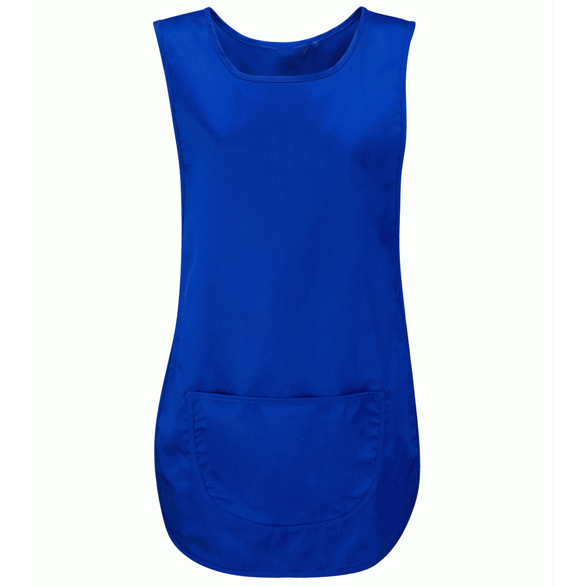 Plain Unisex Tabard with Pocket Cleaning Catering Workwear Overall Mens Ladies - Picture 5 of 8