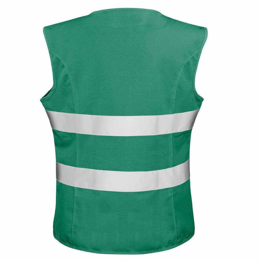 Result Womens Hi Viz Vest Ladies Safetywear Waistcoat Security Tabard Gilet - Picture 8 of 11
