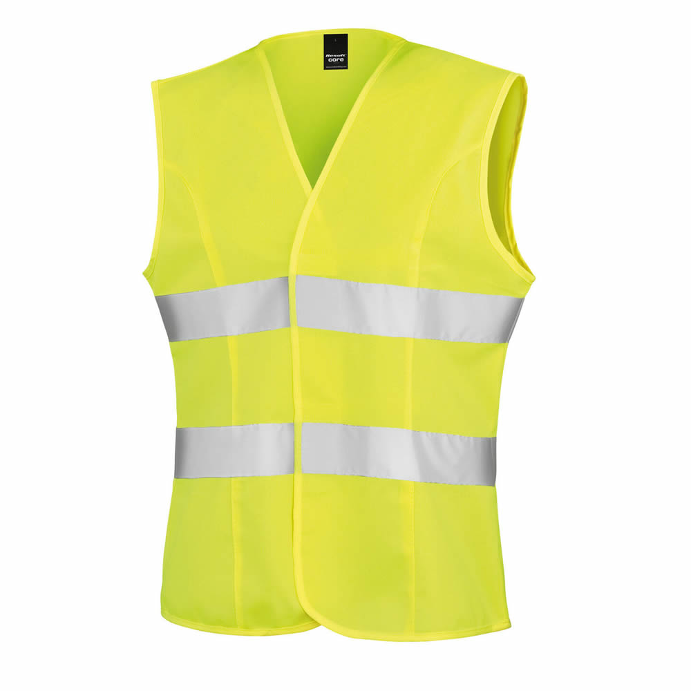Result Womens Hi Viz Vest Ladies Safetywear Waistcoat Security Tabard Gilet - Picture 10 of 11
