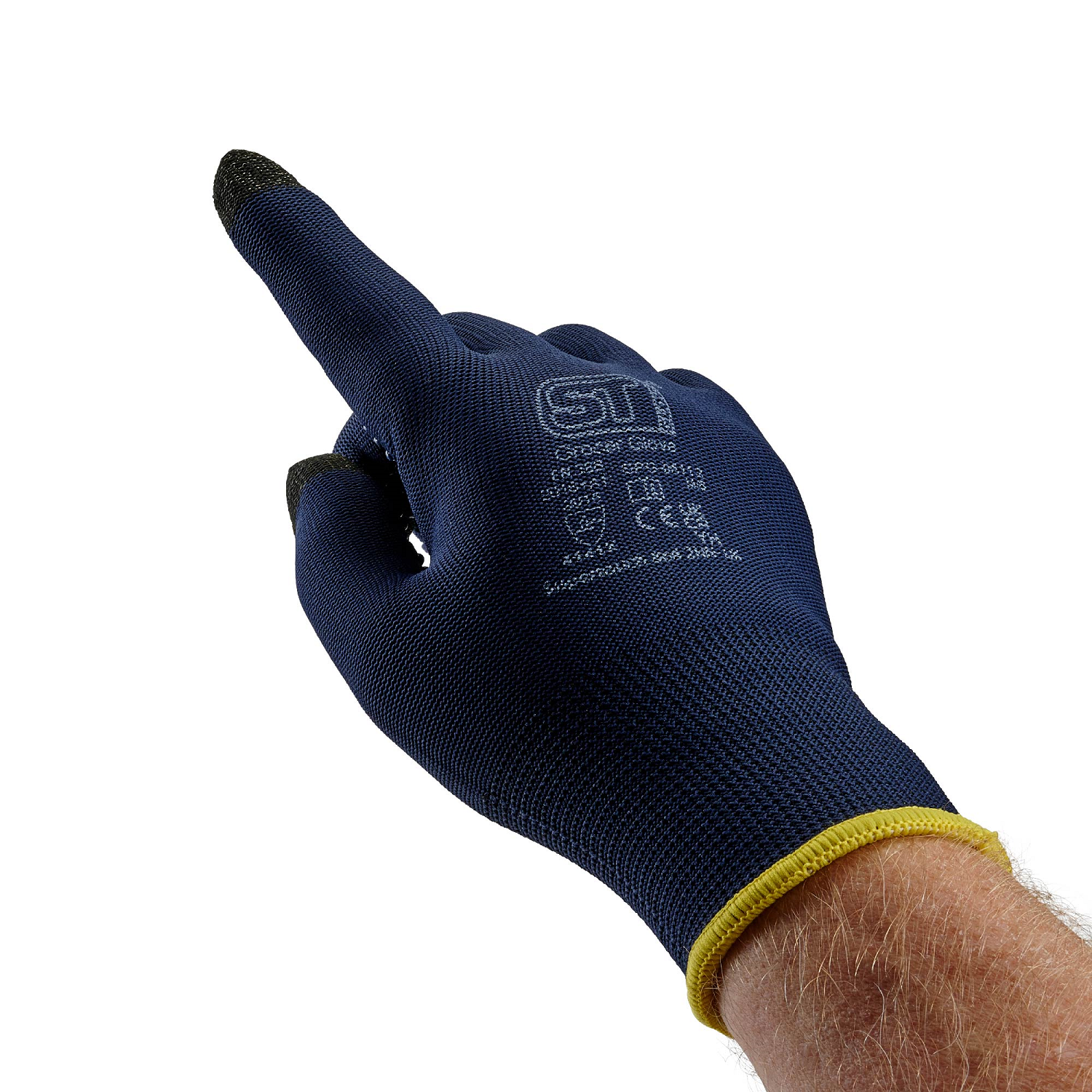 Supertouch Dotted Touchscreen Gloves PVC Dots Enhanced Grip Protection - Picture 7 of 10