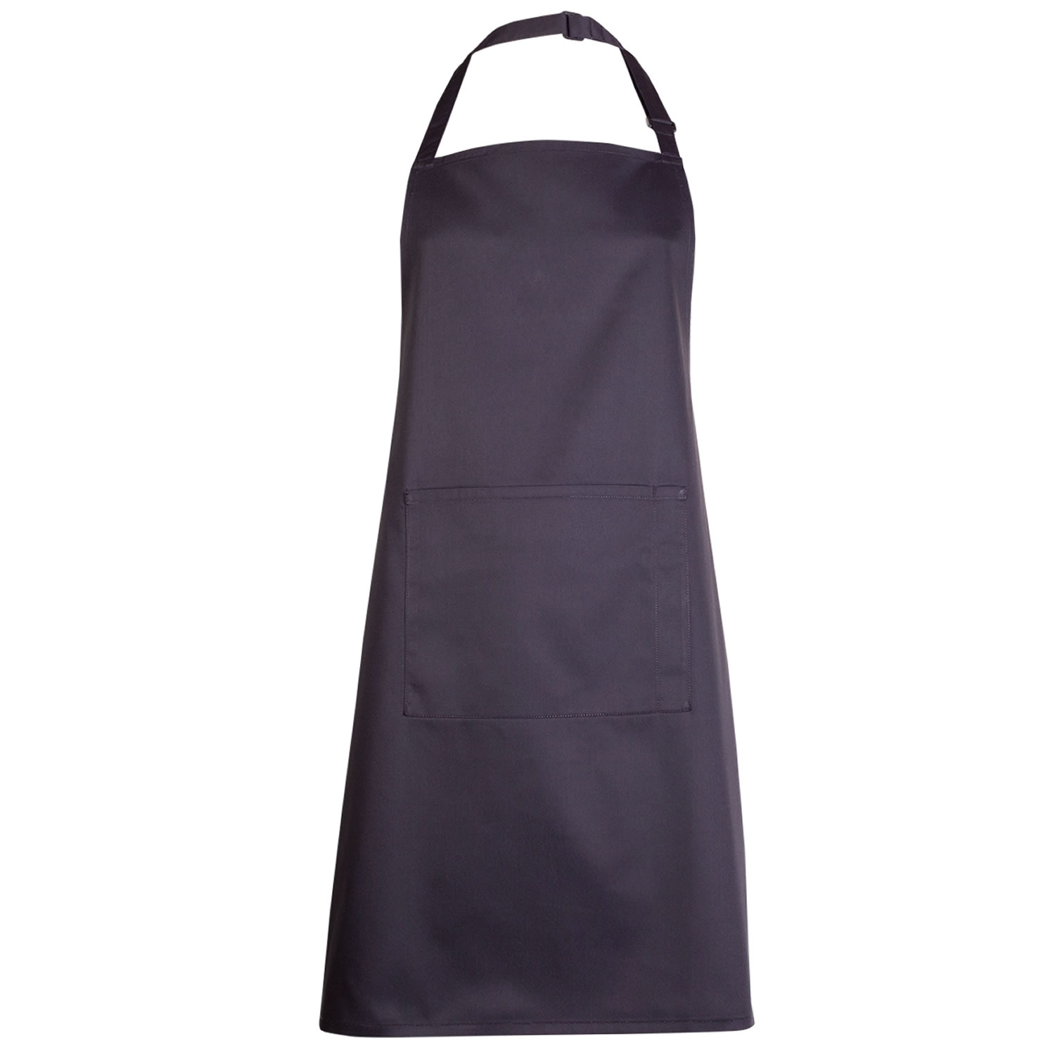 Uneek Bib Apron with Pocket Halter Neck Cooking Catering Butcher Baking Aprons - Picture 5 of 8