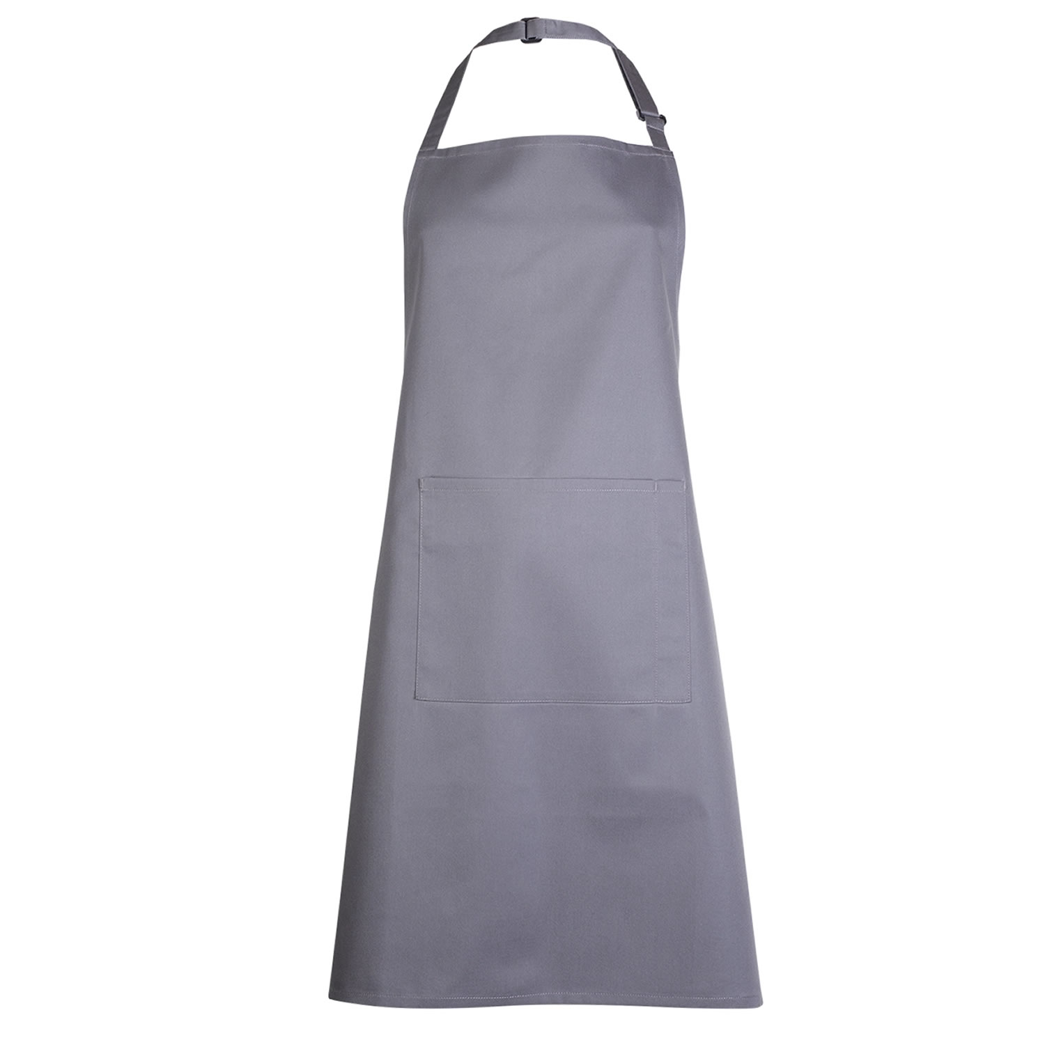 Uneek Bib Apron with Pocket Halter Neck Cooking Catering Butcher Baking Aprons - Picture 7 of 8