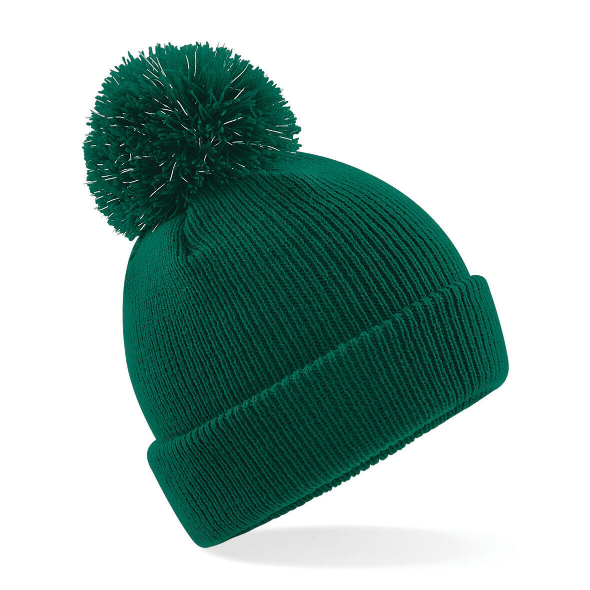 Niños Bobble Gorro Sombrero Beechfield Niños Niñas Reflectante Invierno Cálido Liso - Imagen 10 de 10