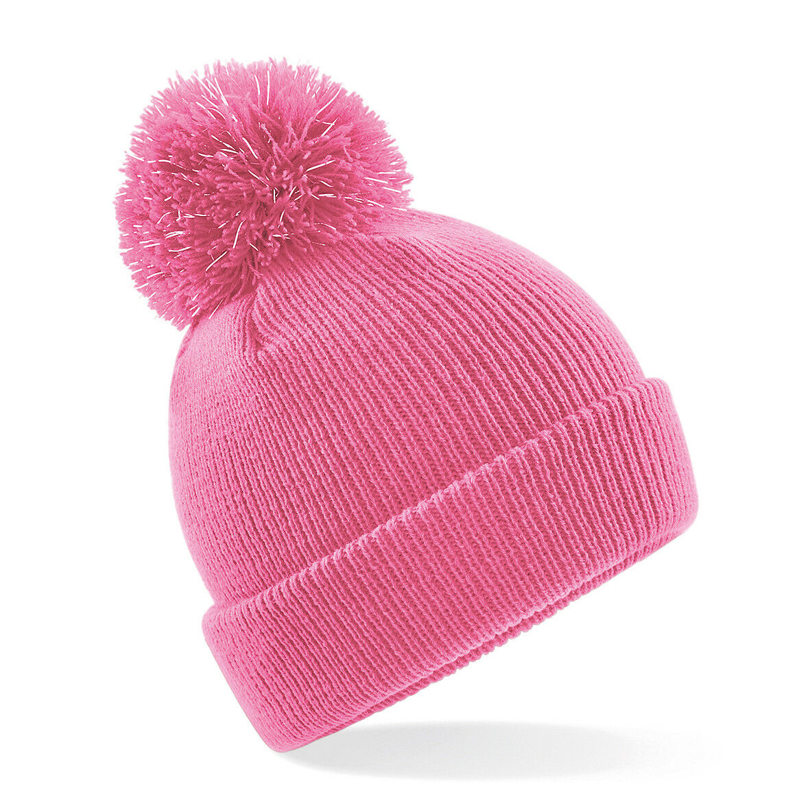 Niños Bobble Gorro Sombrero Beechfield Niños Niñas Reflectante Invierno Cálido Liso - Imagen 9 de 10