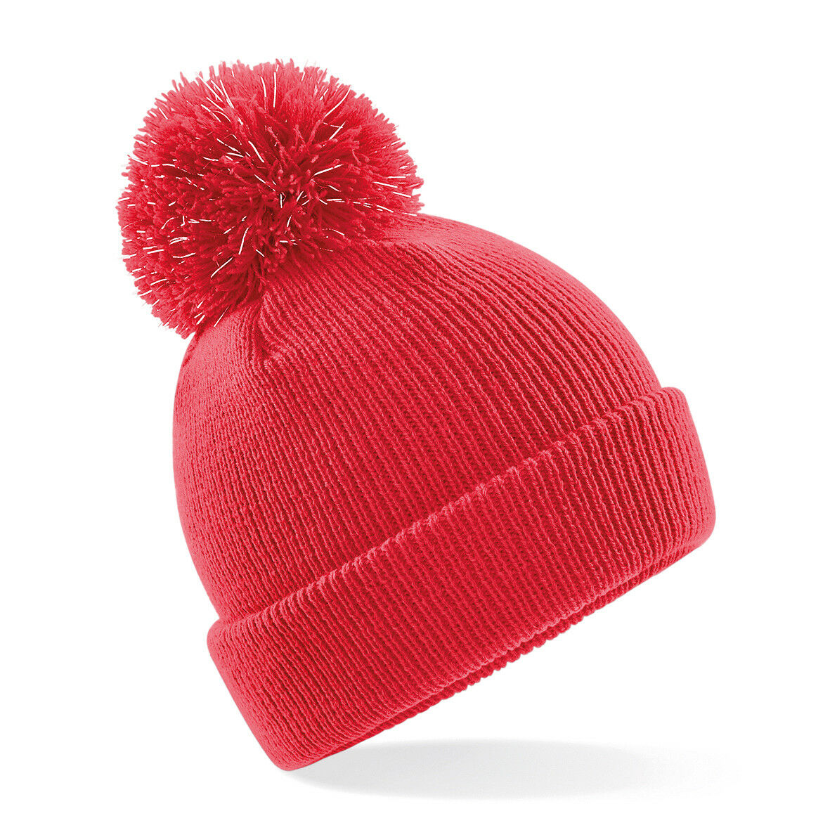 Niños Bobble Gorro Sombrero Beechfield Niños Niñas Reflectante Invierno Cálido Liso - Imagen 8 de 10