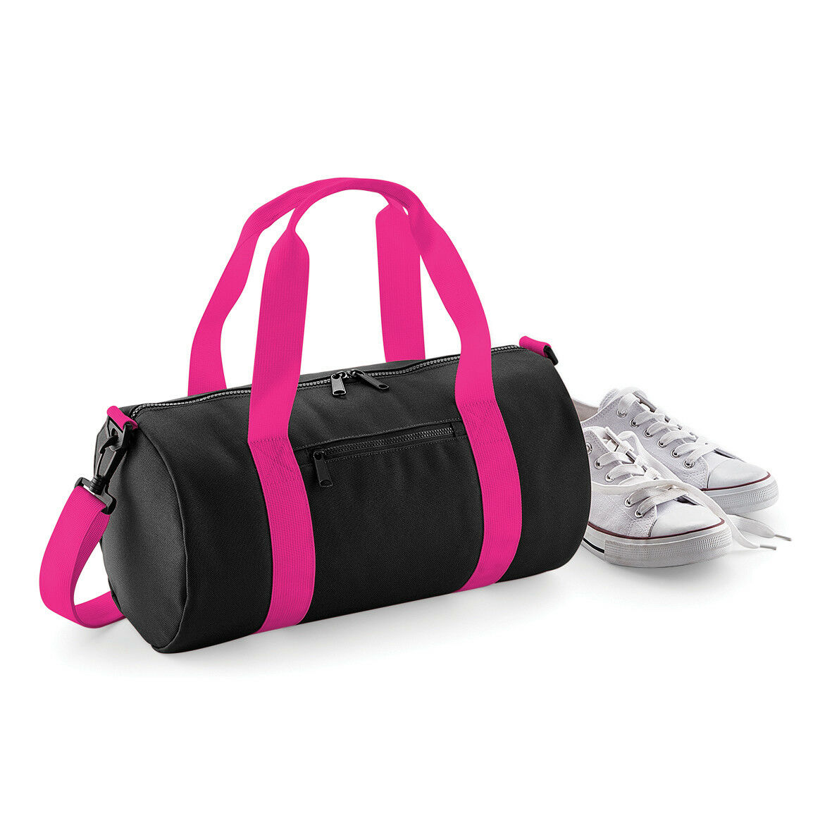 Bagbase Mini Barrel Bag Small Funky Holdall Gym Duffel Style Mens Womens Sports - Picture 10 of 17