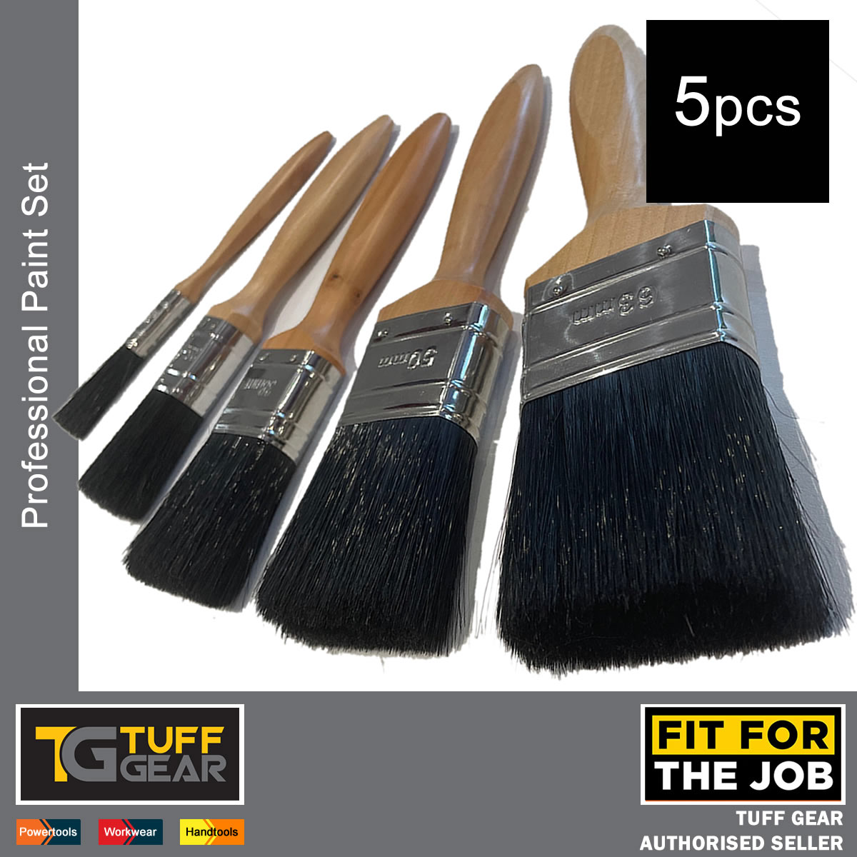 FFJ Paint & Varnish Brush Professional Wood Beaver Handles Painting & Decorating