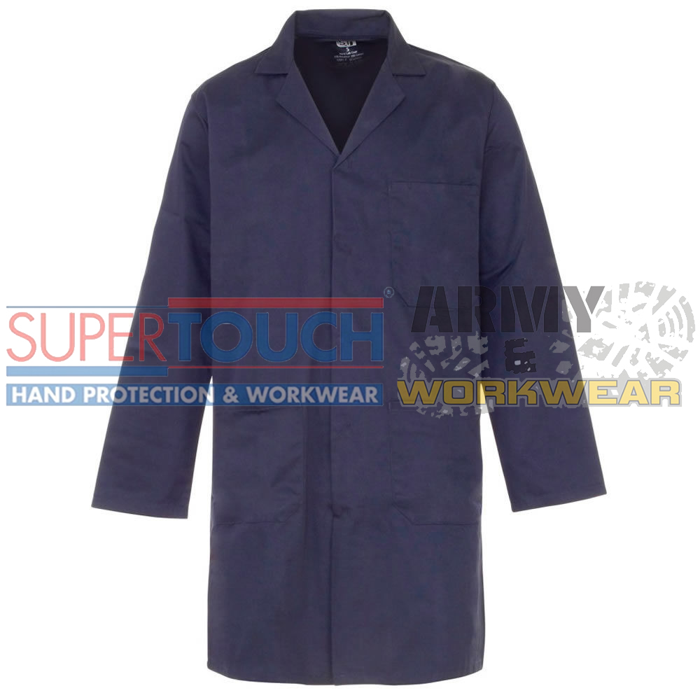 ST Lab Coat Warehouse Work Stores Coat Hard Wearing Polycotton 3 Pocket