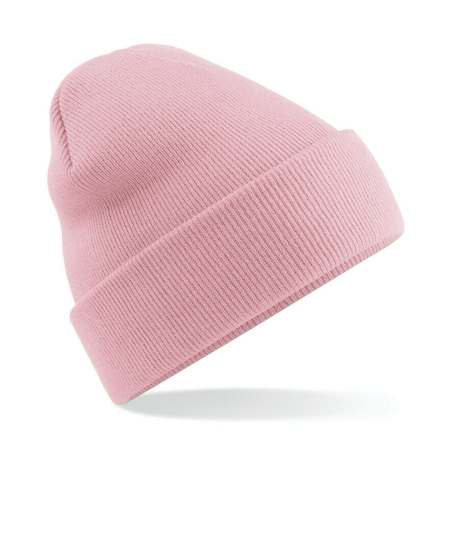 Beechfield Original Cuffed Beanie Hat Luxurious Double Layer Knit Winter Unisex - Picture 25 of 61