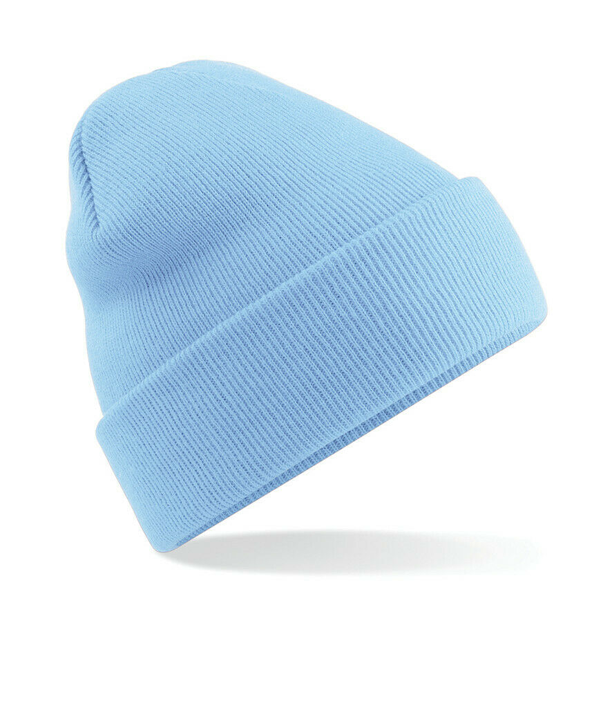 Beechfield Original Cuffed Beanie Hat Luxurious Double Layer Knit Winter Unisex - Picture 61 of 61