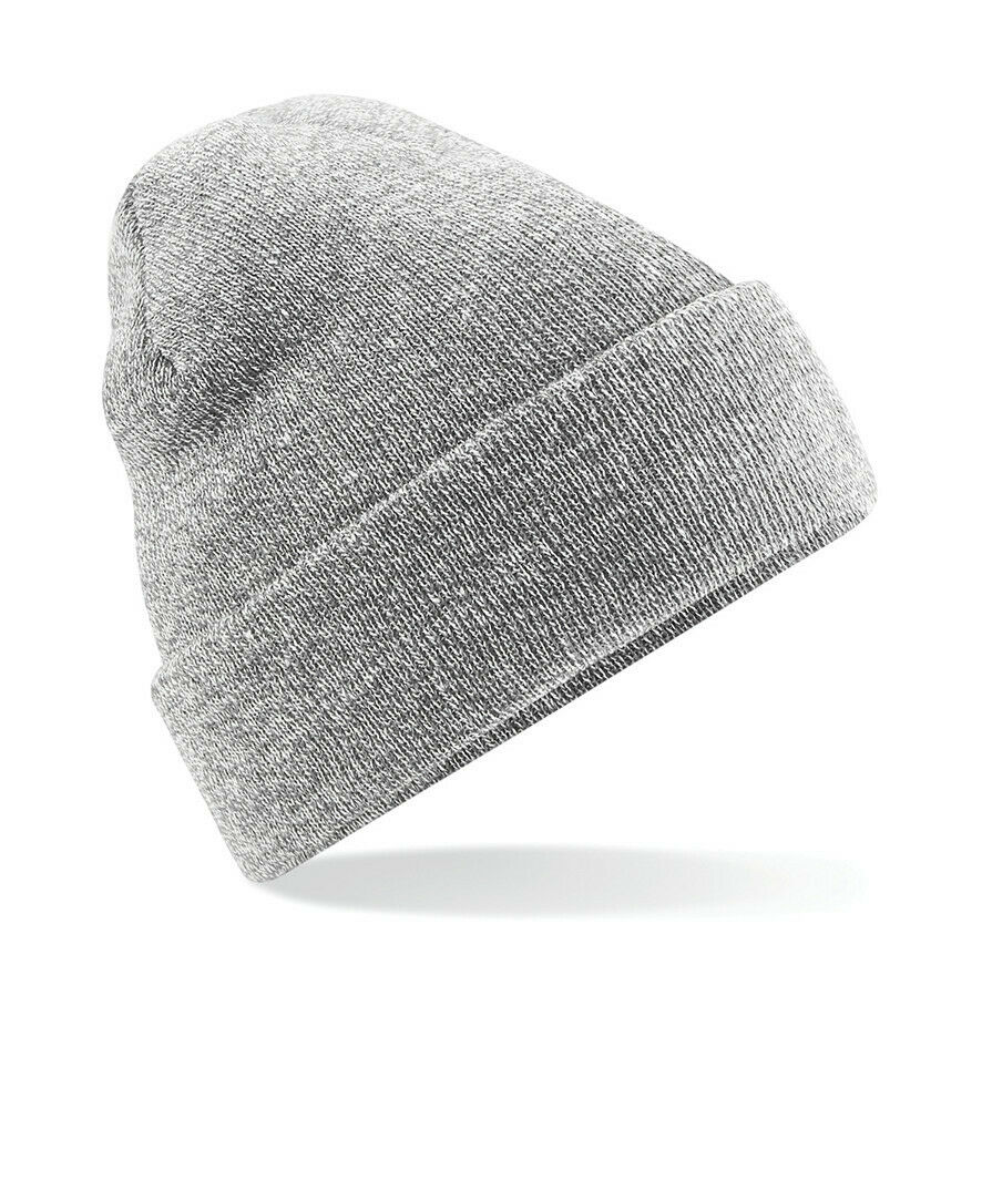 Beechfield Original Cuffed Beanie Hat Luxurious Double Layer Knit Winter Unisex - Picture 56 of 61