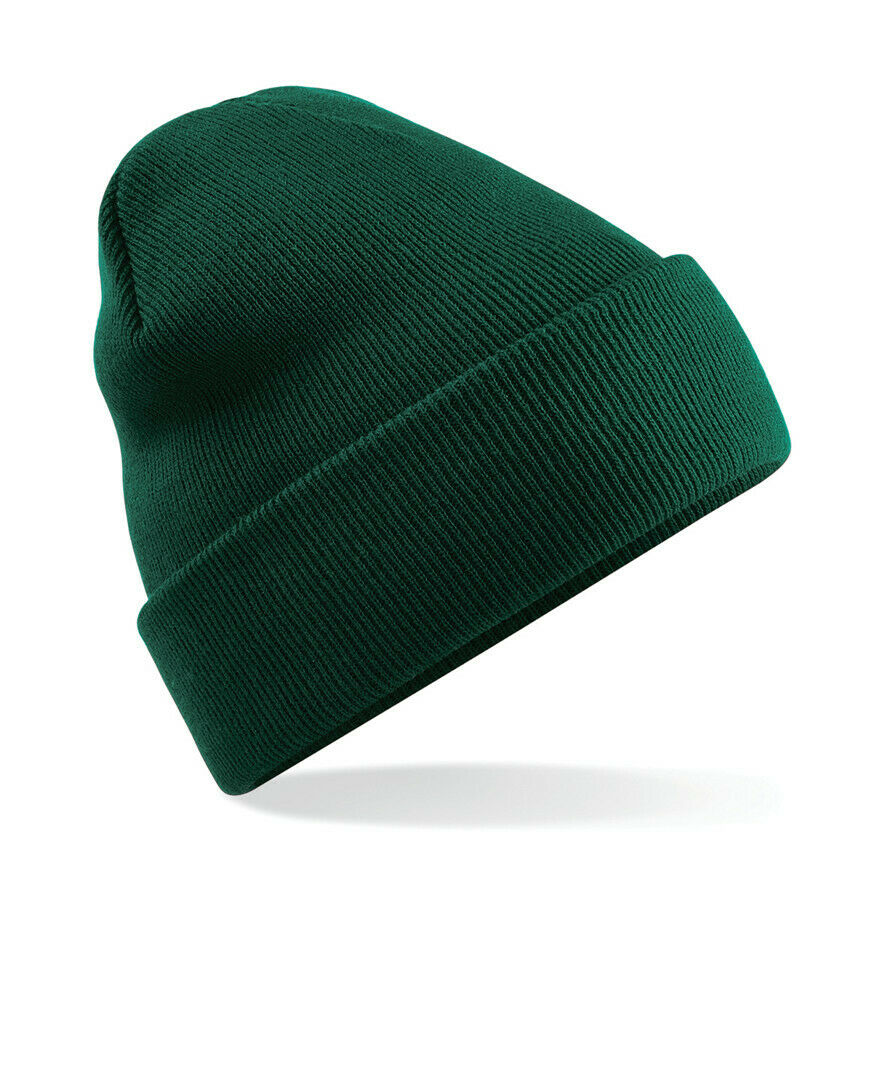 Beechfield Original Cuffed Beanie Hat Luxurious Double Layer Knit Winter Unisex - Picture 14 of 61