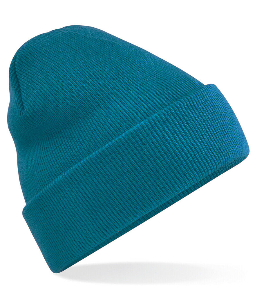 Beechfield Original Cuffed Beanie Hat Luxurious Double Layer Knit Winter Unisex - Picture 30 of 61