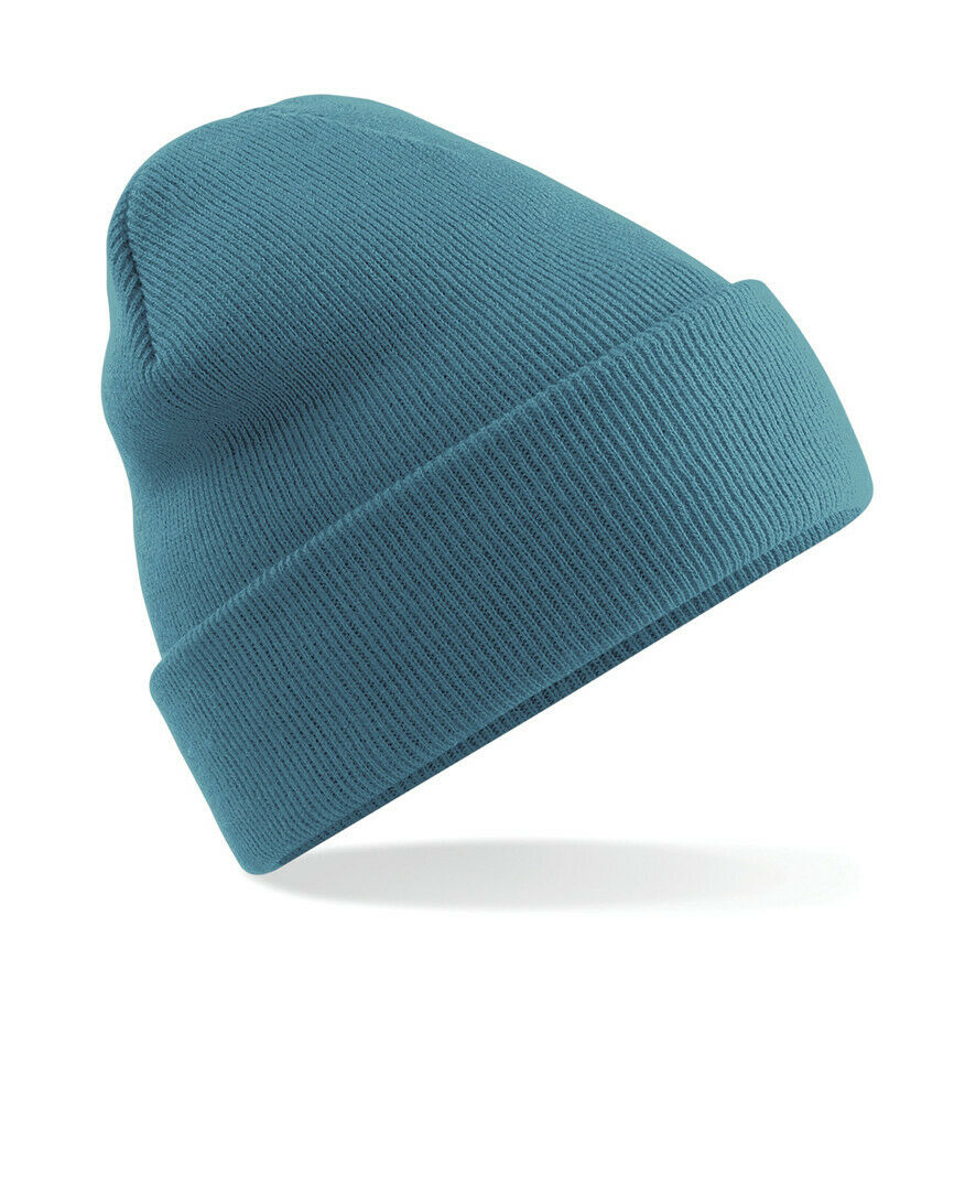 Beechfield Original Cuffed Beanie Hat Luxurious Double Layer Knit Winter Unisex - Picture 34 of 61