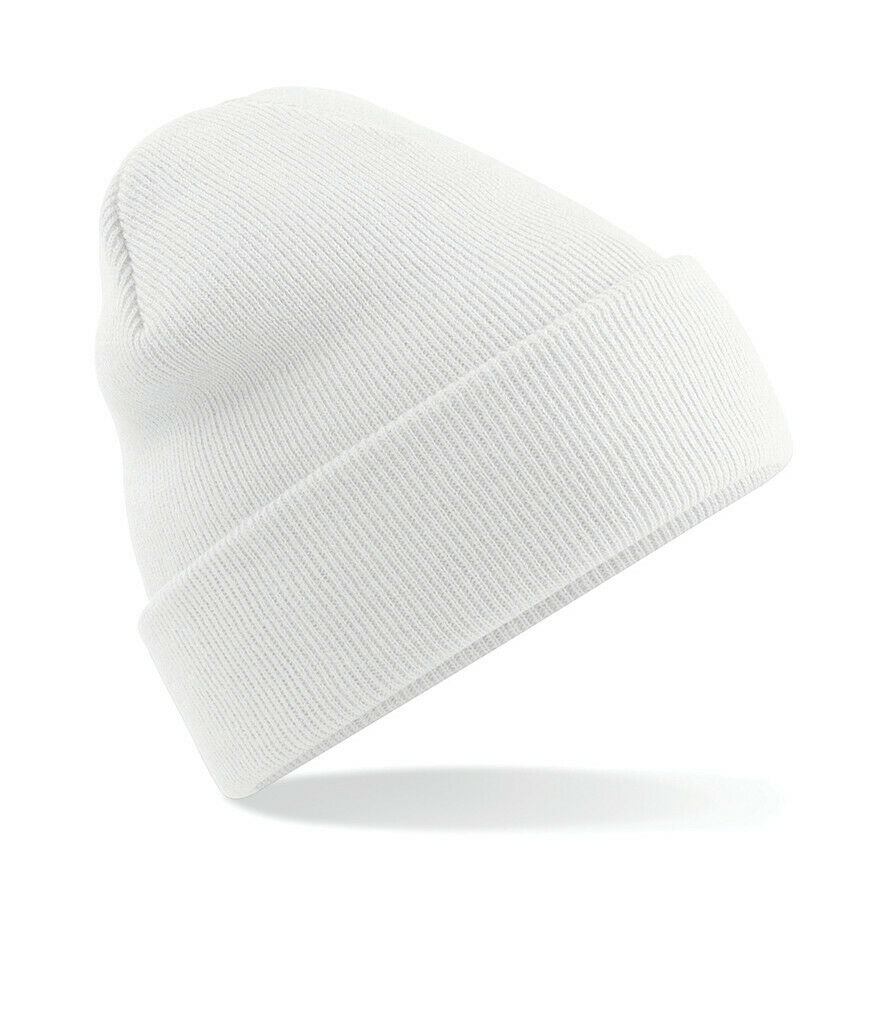 Beechfield Original Cuffed Beanie Hat Luxurious Double Layer Knit Winter Unisex - Picture 44 of 61