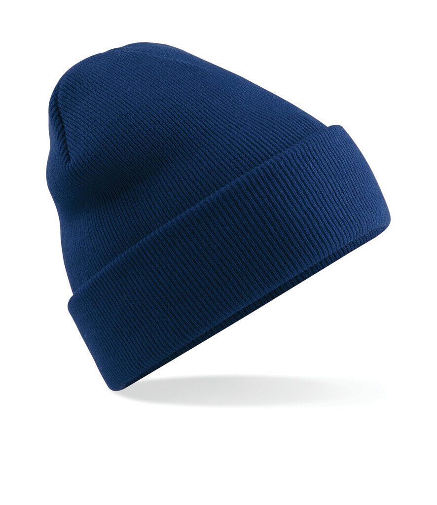 Beechfield Original Cuffed Beanie Hat Luxurious Double Layer Knit Winter Unisex - Picture 21 of 61