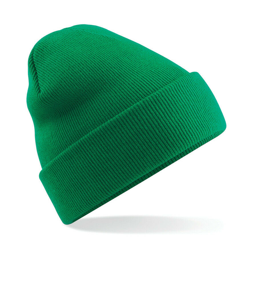 Beechfield Original Cuffed Beanie Hat Luxurious Double Layer Knit Winter Unisex - Picture 57 of 61