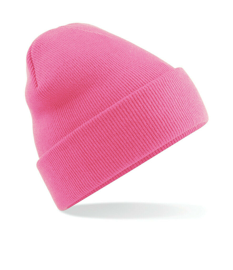 Beechfield Original Cuffed Beanie Hat Luxurious Double Layer Knit Winter Unisex - Picture 17 of 61