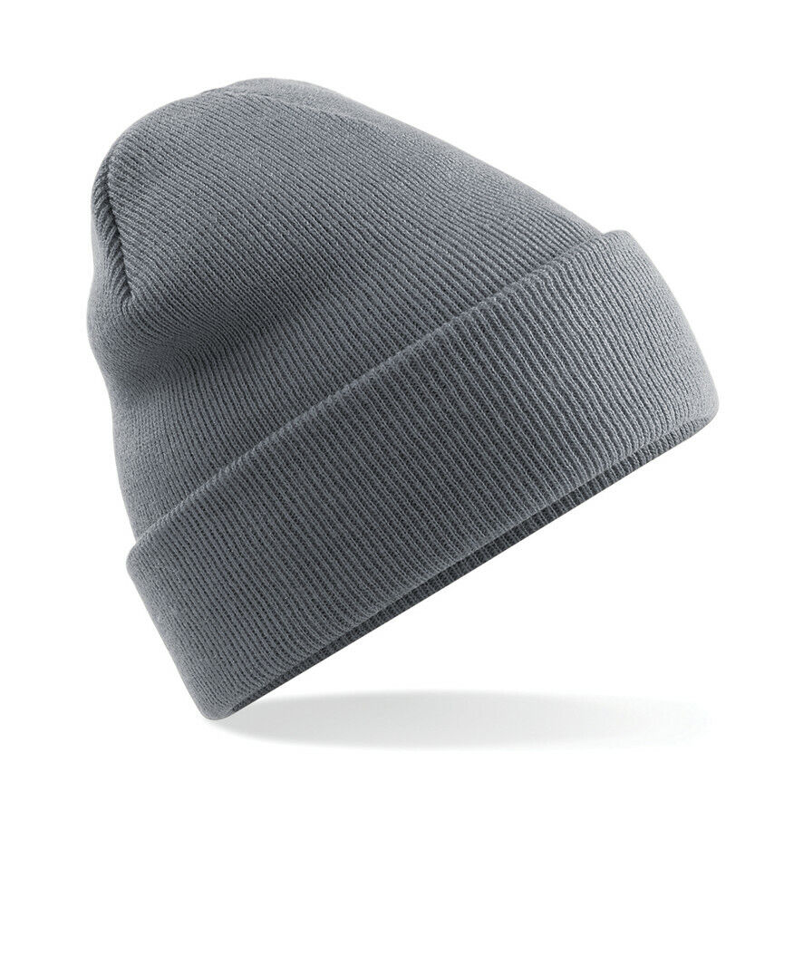 Beechfield Original Cuffed Beanie Hat Luxurious Double Layer Knit Winter Unisex - Picture 54 of 61