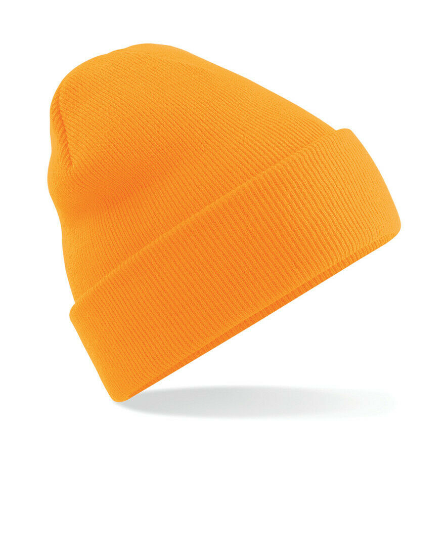 Beechfield Original Cuffed Beanie Hat Luxurious Double Layer Knit Winter Unisex - Picture 42 of 61