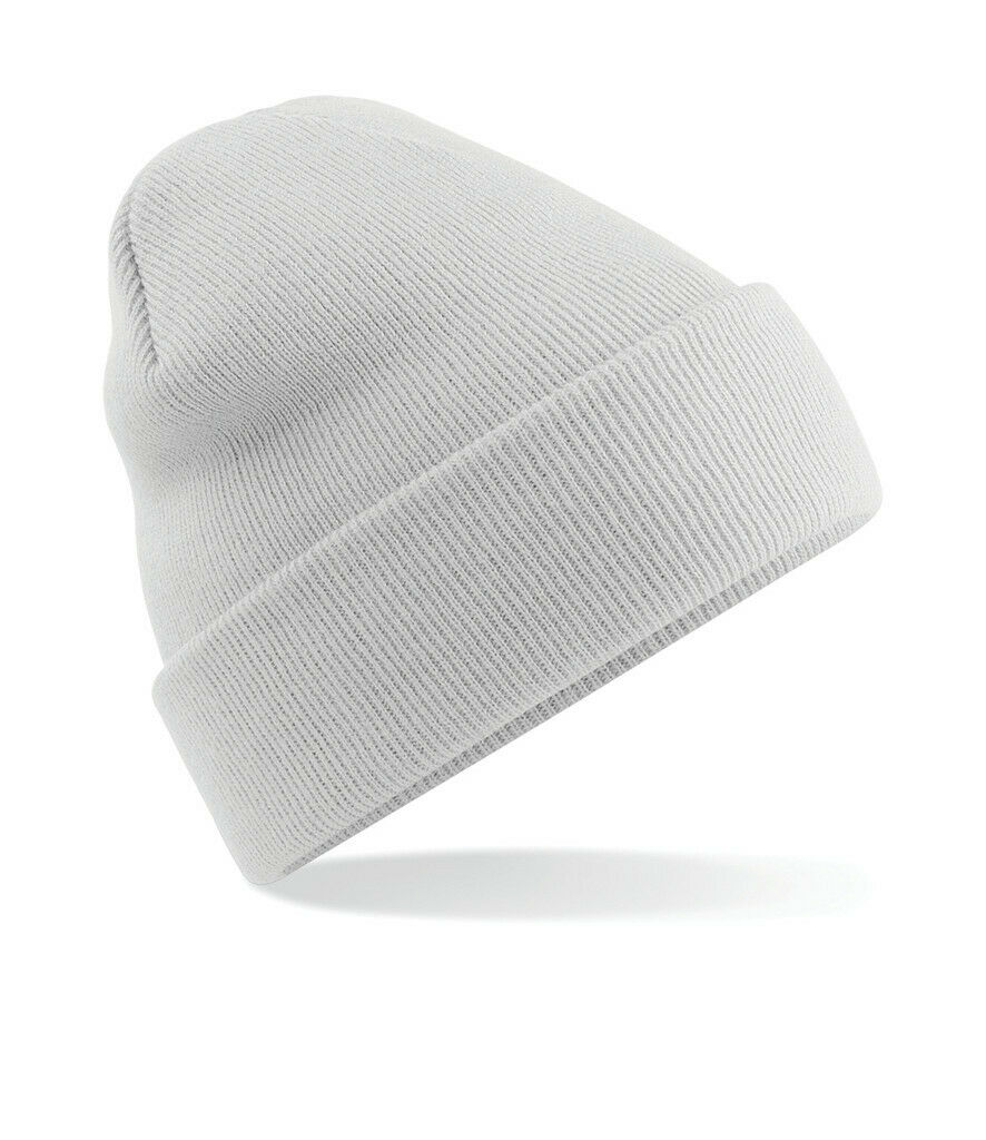 Beechfield Original Cuffed Beanie Hat Luxurious Double Layer Knit Winter Unisex - Picture 50 of 61