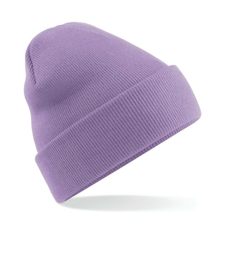 Beechfield Original Cuffed Beanie Hat Luxurious Double Layer Knit Winter Unisex - Picture 16 of 61