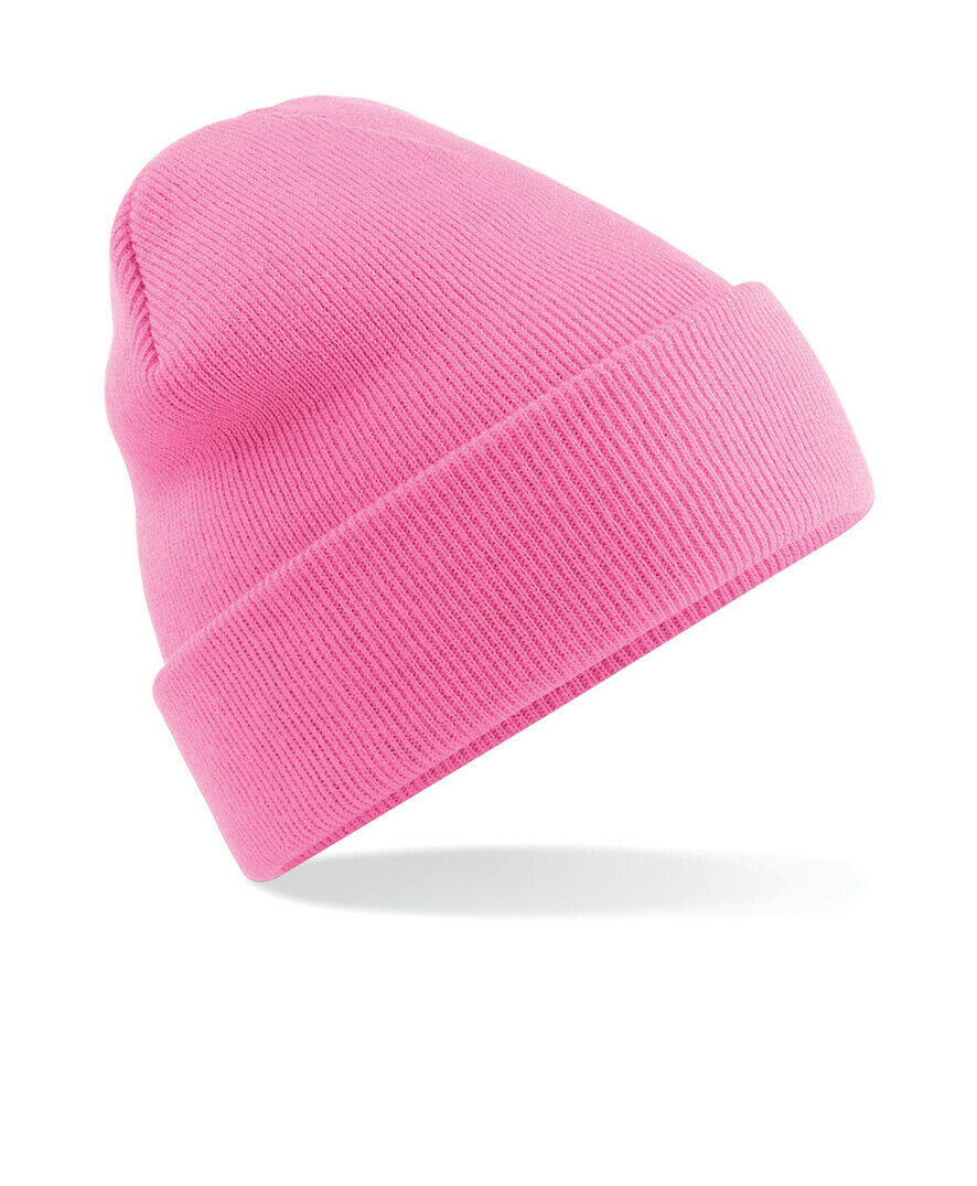 Beechfield Original Cuffed Beanie Hat Luxurious Double Layer Knit Winter Unisex - Picture 37 of 61