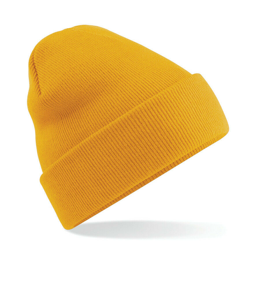 Beechfield Original Cuffed Beanie Hat Luxurious Double Layer Knit Winter Unisex - Picture 24 of 61