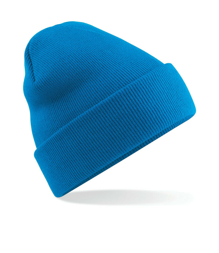 Beechfield Original Cuffed Beanie Hat Luxurious Double Layer Knit Winter Unisex - Picture 40 of 61