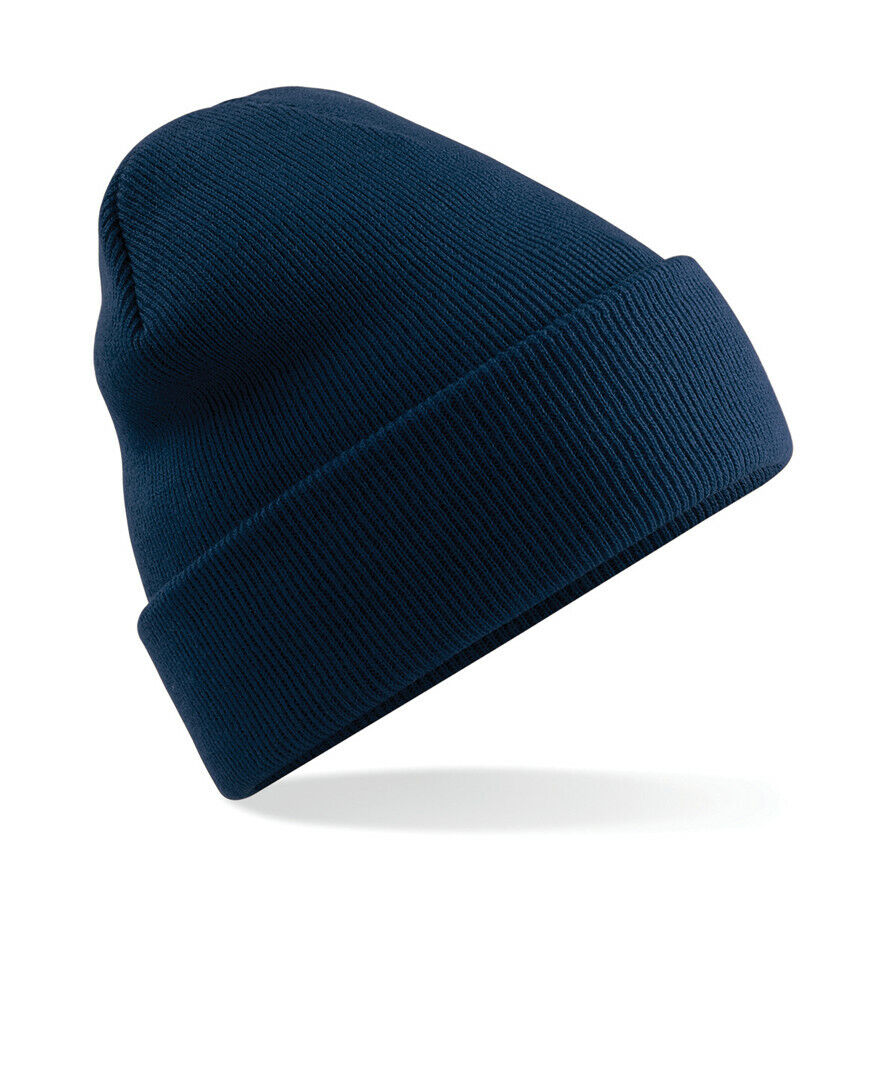 Beechfield Original Cuffed Beanie Hat Luxurious Double Layer Knit Winter Unisex - Picture 43 of 61