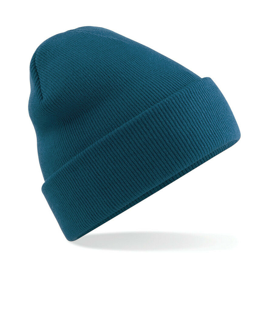 Beechfield Original Cuffed Beanie Hat Luxurious Double Layer Knit Winter Unisex - Picture 18 of 61
