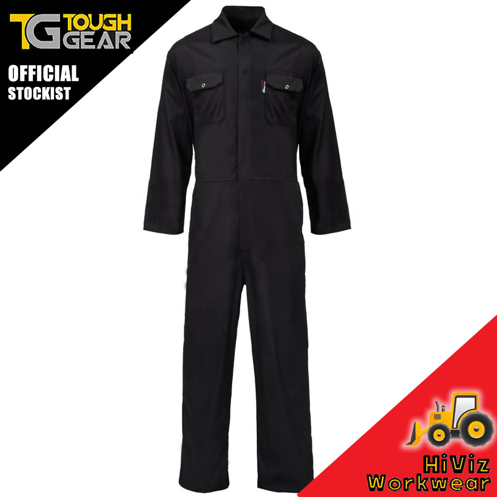 Tough Gear Mens Ladies Work Boilersuit Coverall Protective Workwear Mechanics - Picture 7 of 10