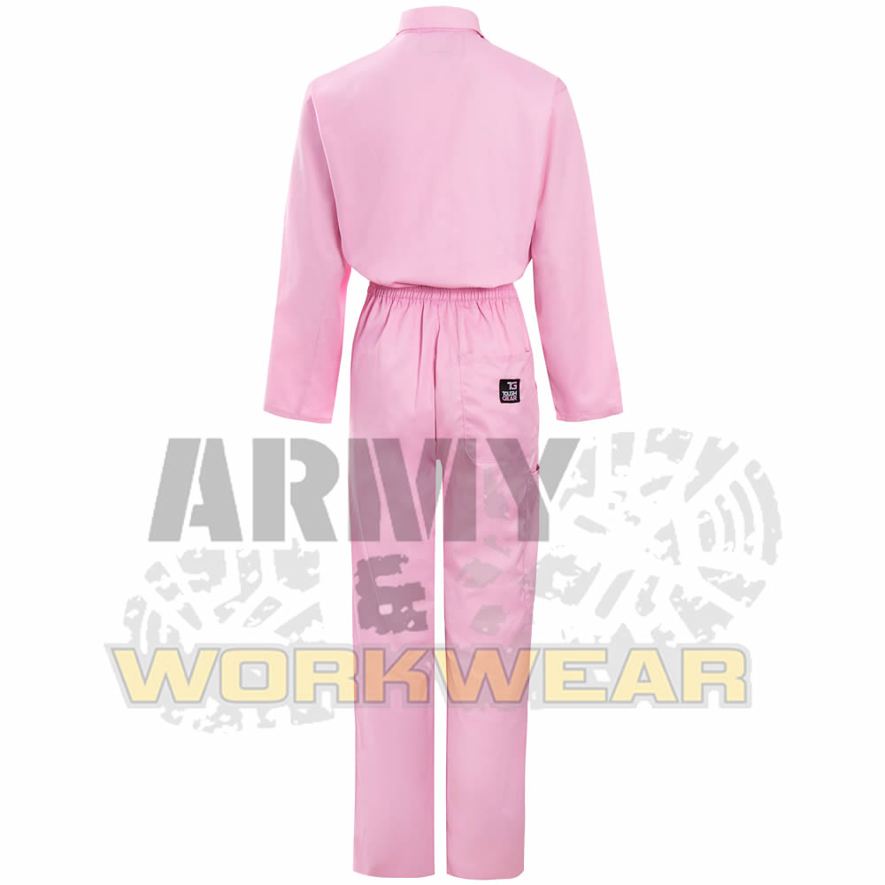 ladies pink boiler suit