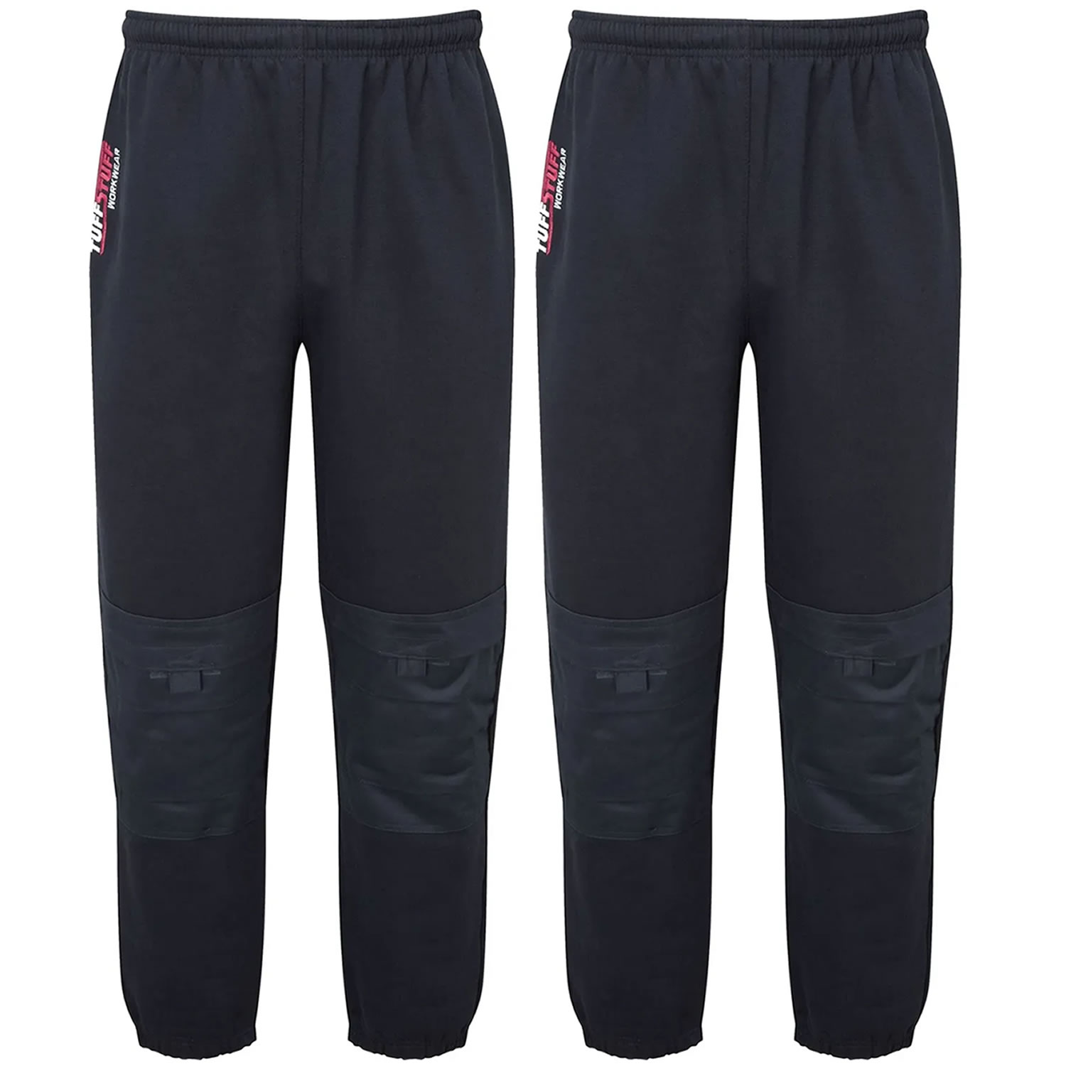 2 x TuffStuff Worker Work Joggers Jogging Bottoms Work Trouser Knee Pad Pockets - Picture 13 of 17