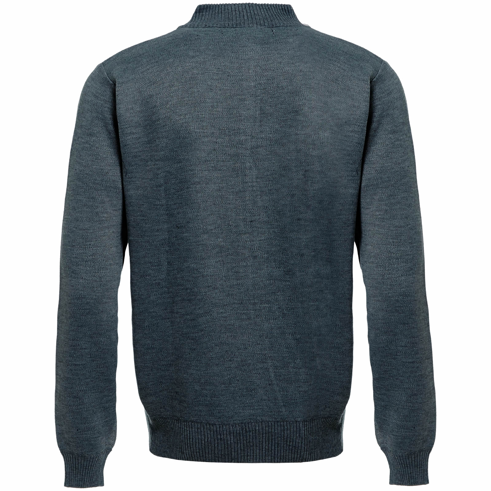 Mens Zip Cardigan Medium Knit Full Crew 