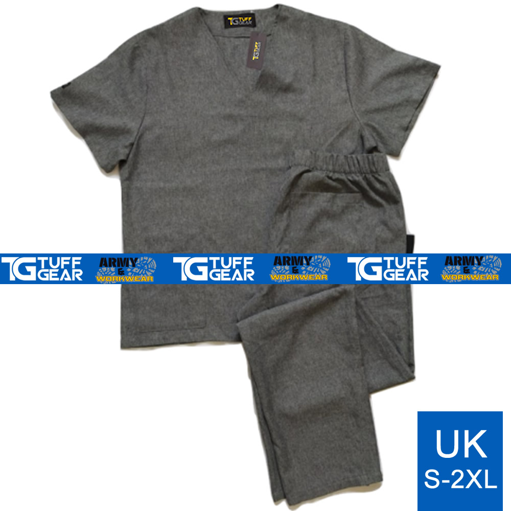 Scrub Suit Medical Hospital Doctors Uniform Er Nurses Dentist Nhs Nurse Unisex - Picture 6 of 6